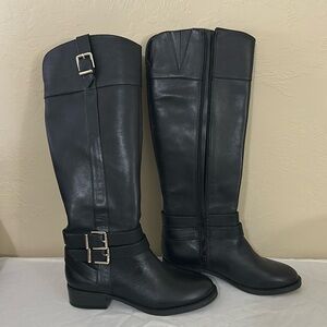 INC black riding boots size 5 never worn